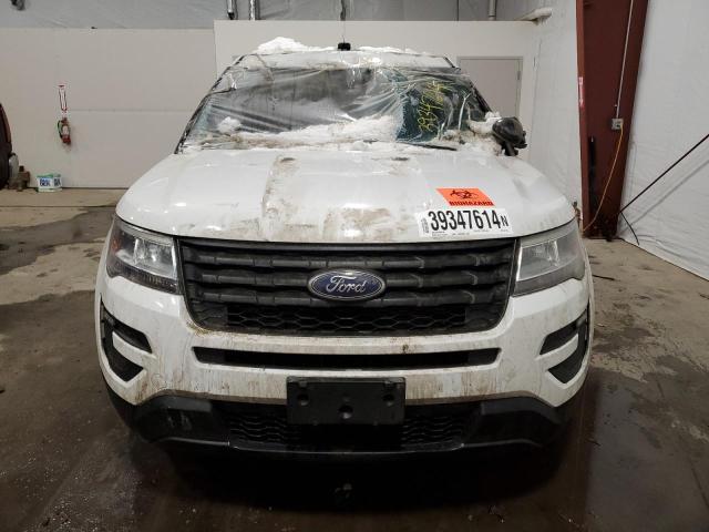 1FM5K8AR8HGC67140 - 2017 FORD EXPLORER POLICE INTERCEPTOR WHITE photo 5