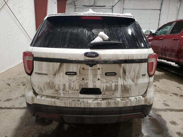 1FM5K8AR8HGC67140 - 2017 FORD EXPLORER POLICE INTERCEPTOR თეთრი ფოტო 6