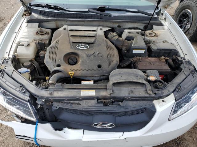 5NPEU46F18H400516 - 2008 HYUNDAI SONATA SE WHITE photo 11