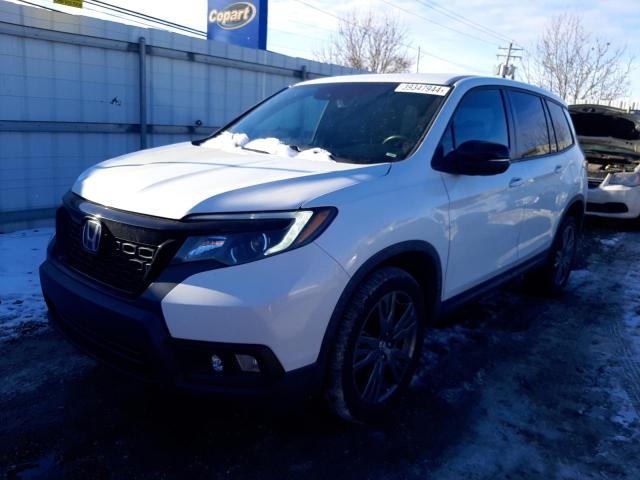 5FNYF8H56KB024260 - 2019 HONDA PASSPORT EXL WHITE photo 1