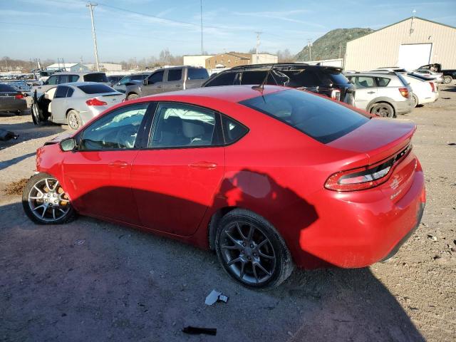 1C3CDFBB8ED860770 - 2014 DODGE DART SXT RED photo 2