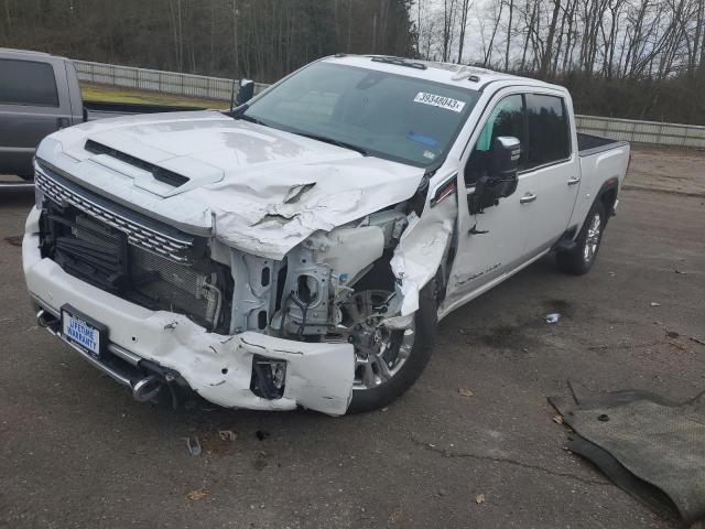 1GT49WEY8MF166617 - 2021 GMC SIERRA K3500 DENALI WHITE photo 1