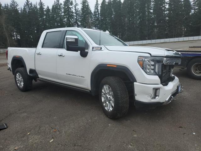 1GT49WEY8MF166617 - 2021 GMC SIERRA K3500 DENALI WHITE photo 4