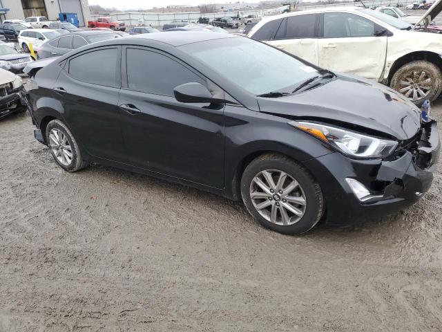 5NPDH4AE6EH468532 - 2014 HYUNDAI ELANTRA SE BLACK photo 4