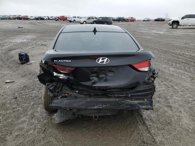 5NPDH4AE6EH468532 - 2014 HYUNDAI ELANTRA SE BLACK photo 6