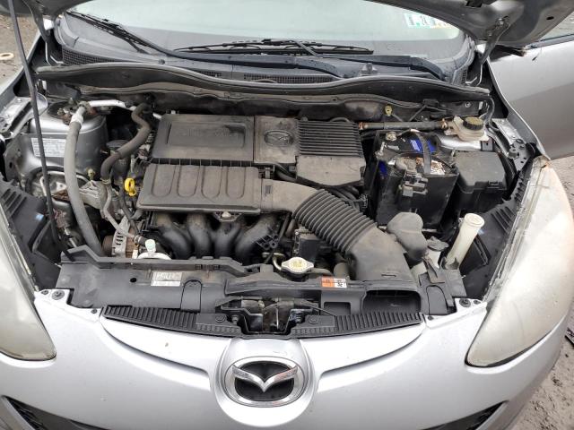 JM1DE1KZ8E0176967 - 2014 MAZDA MAZDA2 SPORT SILVER photo 11