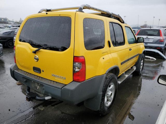 5N1ED28Y84C605335 - 2004 NISSAN XTERRA XE YELLOW photo 3