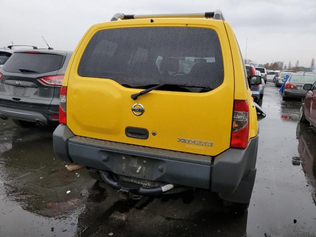 5N1ED28Y84C605335 - 2004 NISSAN XTERRA XE YELLOW photo 6