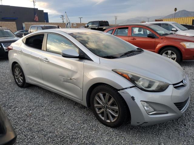 5NPDH4AE6EH488800 - 2014 HYUNDAI ELANTRA SE SILVER photo 4