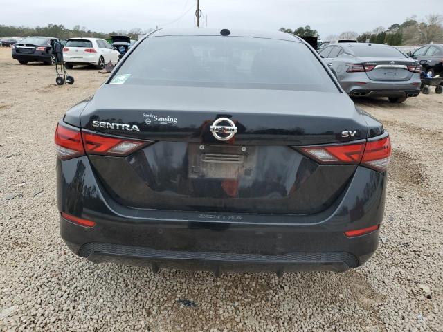 3N1AB8CV2LY312712 - 2020 NISSAN SENTRA SV BLACK photo 6