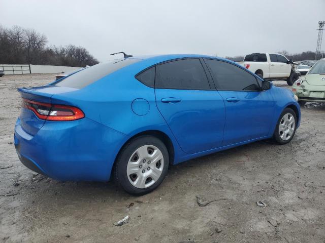 1C3CDFAA2FD337531 - 2015 DODGE DART SE BLUE photo 3