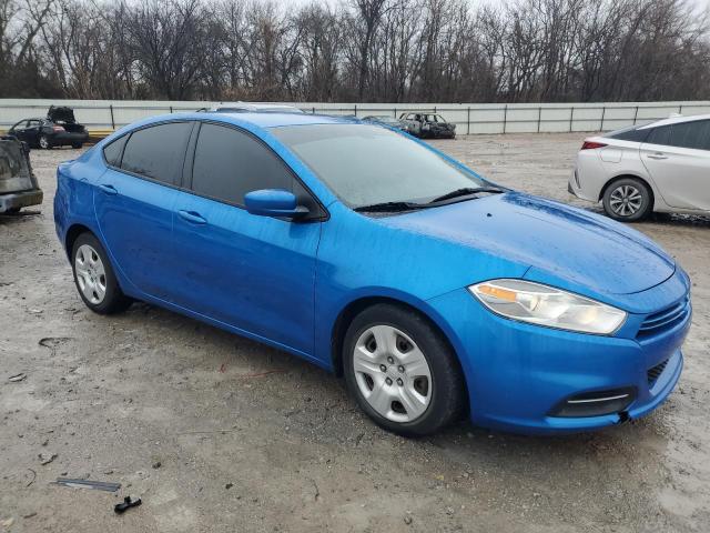 1C3CDFAA2FD337531 - 2015 DODGE DART SE BLUE photo 4