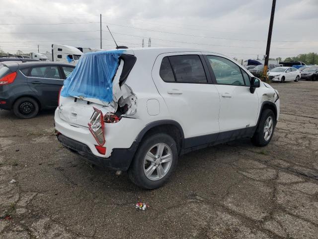 KL7CJNSM6NB527752 - 2022 CHEVROLET TRAX LS WHITE photo 3