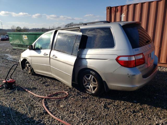 5FNRL38446B402668 - 2006 HONDA ODYSSEY EX SILVER photo 2