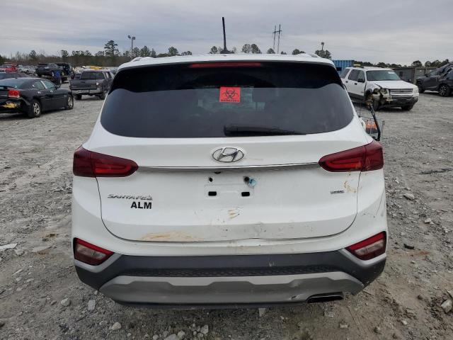 5NMS2CAD3KH090396 - 2019 HYUNDAI SANTA FE SE WHITE photo 6