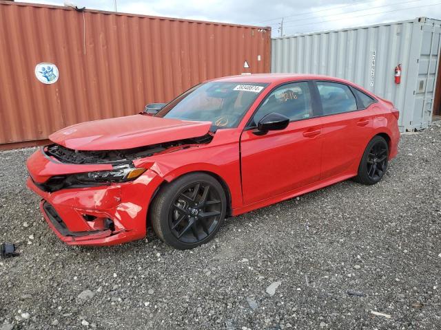 2HGFE2F56NH553038 - 2022 HONDA CIVIC SPORT RED photo 1