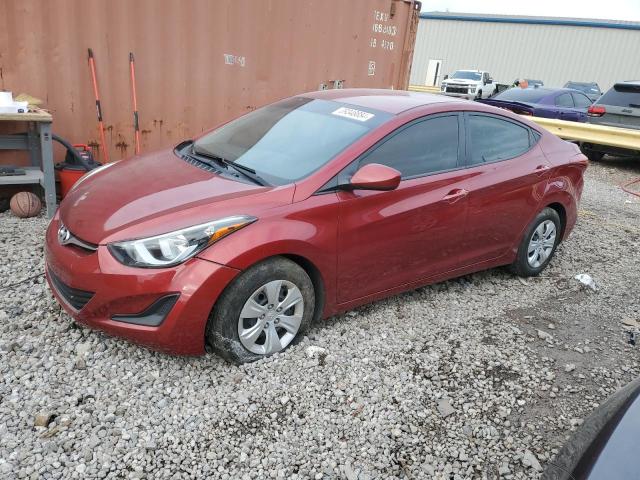 5NPDH4AE3GH766555 - 2016 HYUNDAI ELANTRA SE RED photo 1