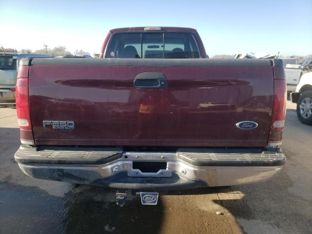 1FTNX21F7XED35320 - 1999 FORD F250 SUPER DUTY MAROON photo 6