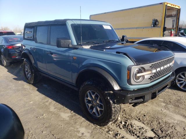 1FMEE5DH2MLA67199 - 2021 FORD BRONCO BASE BLUE photo 4