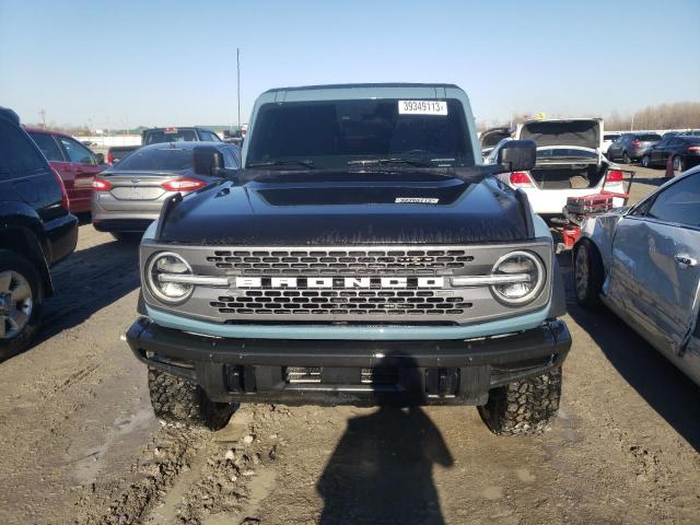 1FMEE5DH2MLA67199 - 2021 FORD BRONCO BASE BLUE photo 5