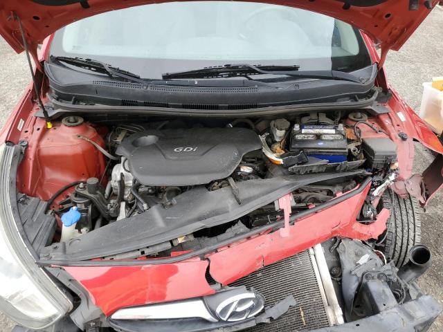 KMHCT4AE7CU220699 - 2012 HYUNDAI ACCENT GLS RED photo 11