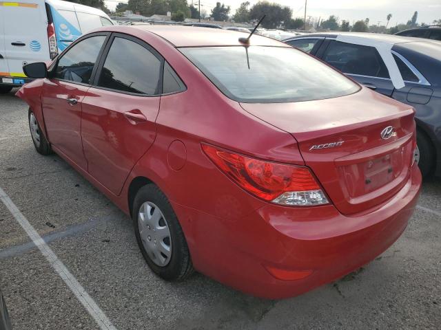 KMHCT4AE7CU220699 - 2012 HYUNDAI ACCENT GLS RED photo 2