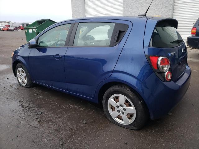 1G1JA6SH9D4201149 - 2013 CHEVROLET SONIC LS BLUE photo 2