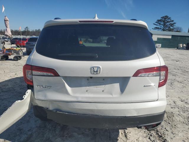 5FNYF5H2XNB035870 - 2022 HONDA PILOT SE WHITE photo 6