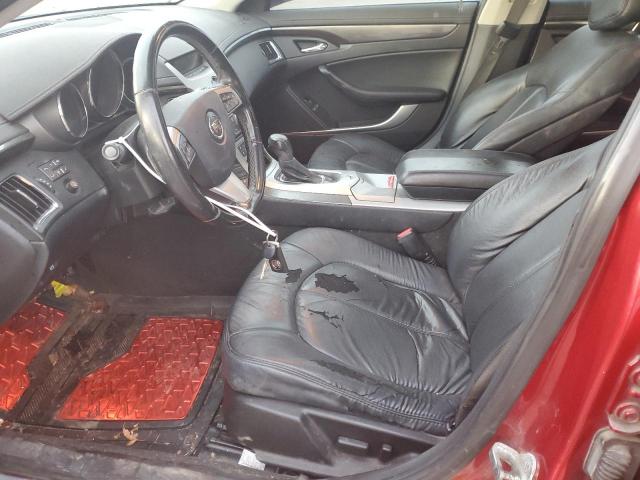 1G6DC5EY6B0119455 - 2011 CADILLAC CTS RED photo 7