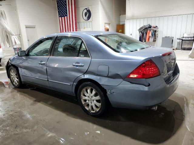 1HGCM66487A093161 - 2007 HONDA ACCORD SE BLUE photo 2