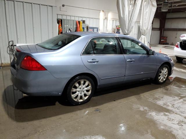 1HGCM66487A093161 - 2007 HONDA ACCORD SE BLUE photo 3