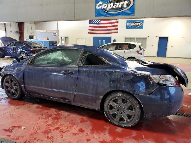 2HGFG12678H576920 - 2008 HONDA CIVIC LX BLUE photo 2