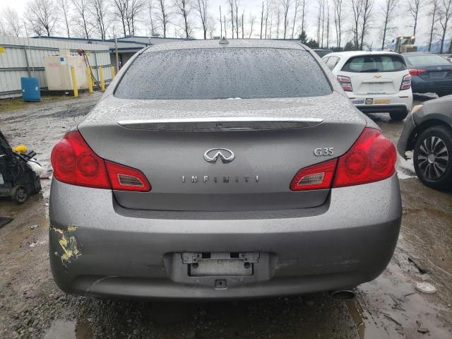 JNKBV61E38M223420 - 2008 INFINITI G35 GRAY photo 6