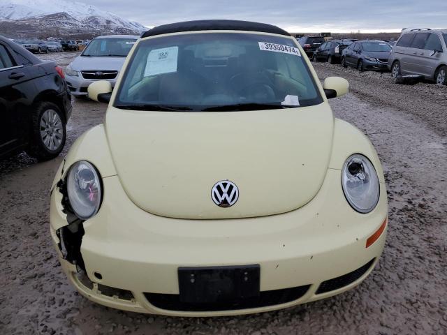 3VWRF31Y36M332092 - 2006 VOLKSWAGEN NEW BEETLE CONVERTIBLE OPTION PACKAGE 1 YELLOW photo 5