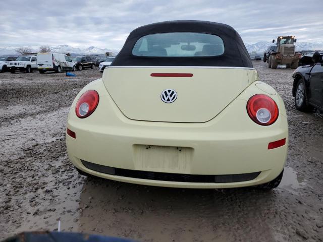 3VWRF31Y36M332092 - 2006 VOLKSWAGEN NEW BEETLE CONVERTIBLE OPTION PACKAGE 1 YELLOW photo 6