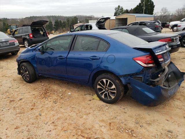 19XFB2F87FE036958 - 2015 HONDA CIVIC EX BLUE photo 2
