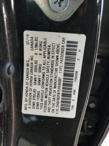 2HGFB2F87EH536087 - 2014 HONDA CIVIC EX BROWN photo 12