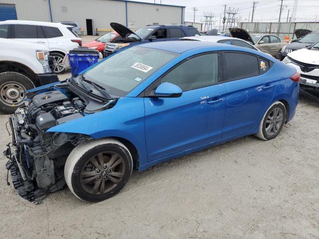 KMHD84LF1HU226890 - 2017 HYUNDAI ELANTRA SE BLUE photo 1