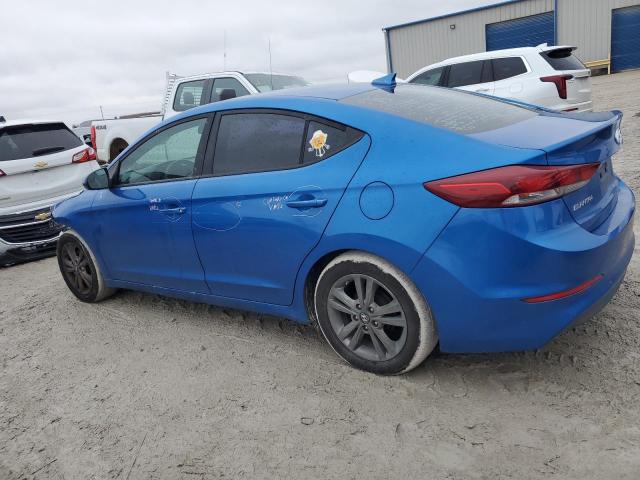 KMHD84LF1HU226890 - 2017 HYUNDAI ELANTRA SE BLUE photo 2