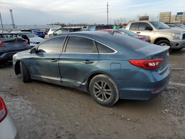 5NPE24AFXFH103657 - 2015 HYUNDAI SONATA SE BLUE photo 2