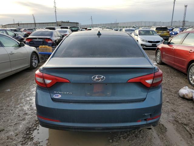 5NPE24AFXFH103657 - 2015 HYUNDAI SONATA SE BLUE photo 6