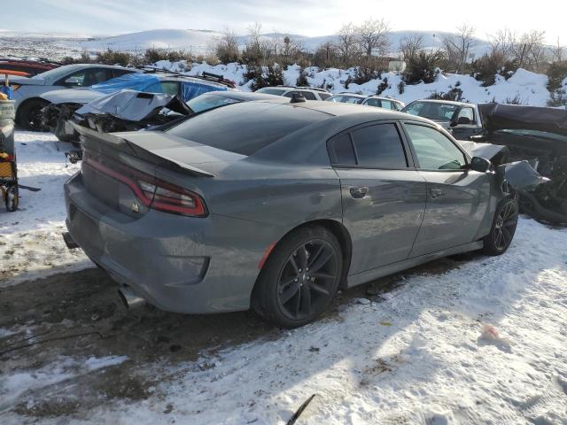 2C3CDXGJ2KH736742 - 2019 DODGE CHARGER SCAT PACK GRAY photo 3