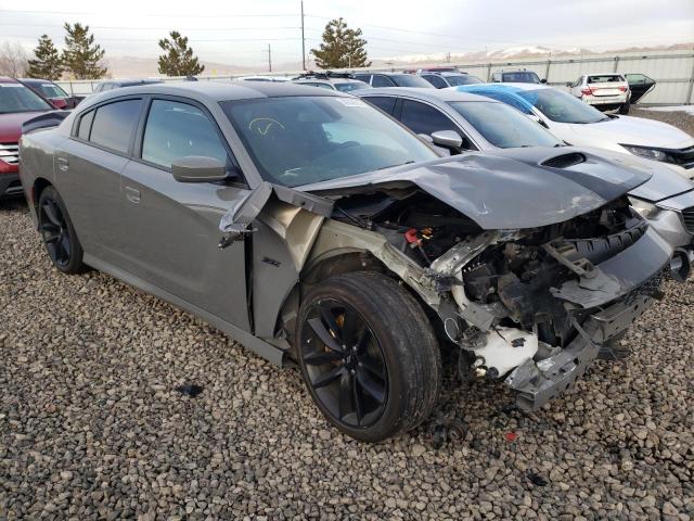 2C3CDXGJ2KH736742 - 2019 DODGE CHARGER SCAT PACK GRAY photo 4