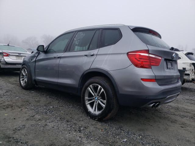 5UXWX9C52H0T07083 - 2017 BMW X3 XDRIVE28I GRAY photo 2