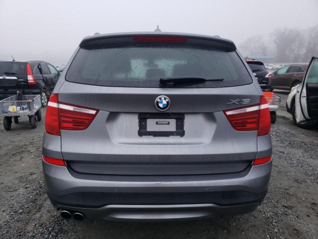 5UXWX9C52H0T07083 - 2017 BMW X3 XDRIVE28I GRAY photo 6