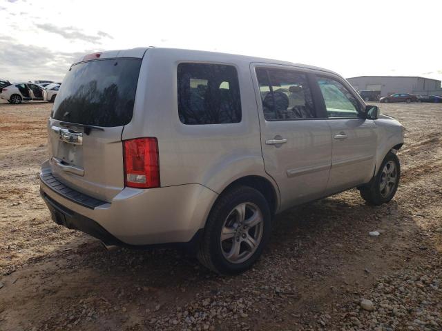 5FNYF3H51CB011436 - 2012 HONDA PILOT EXL SILVER photo 3