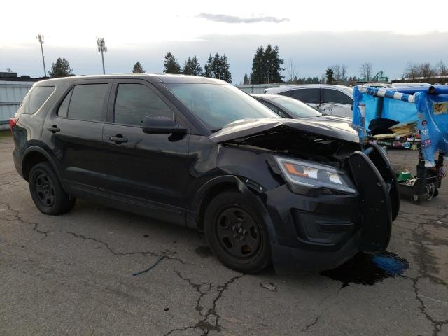 1FM5K8AR9HGD26552 - 2017 FORD EXPLORER POLICE INTERCEPTOR Սև լուսանկար 4