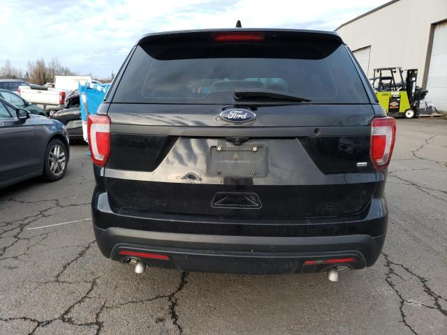 1FM5K8AR9HGD26552 - 2017 FORD EXPLORER POLICE INTERCEPTOR Սև լուսանկար 6