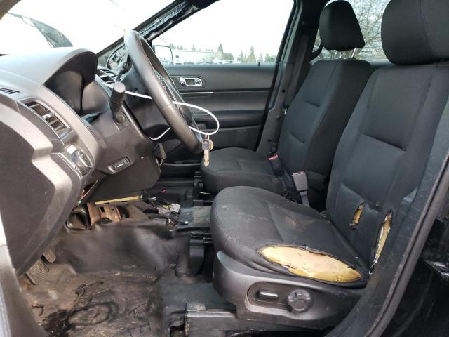 1FM5K8AR9HGD26552 - 2017 FORD EXPLORER POLICE INTERCEPTOR Սև լուսանկար 7