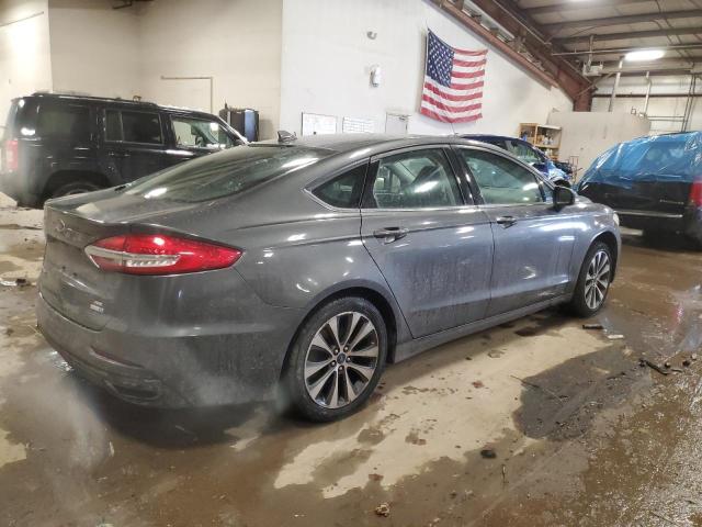 3FA6P0T90LR190358 - 2020 FORD FUSION SE GRAY photo 3